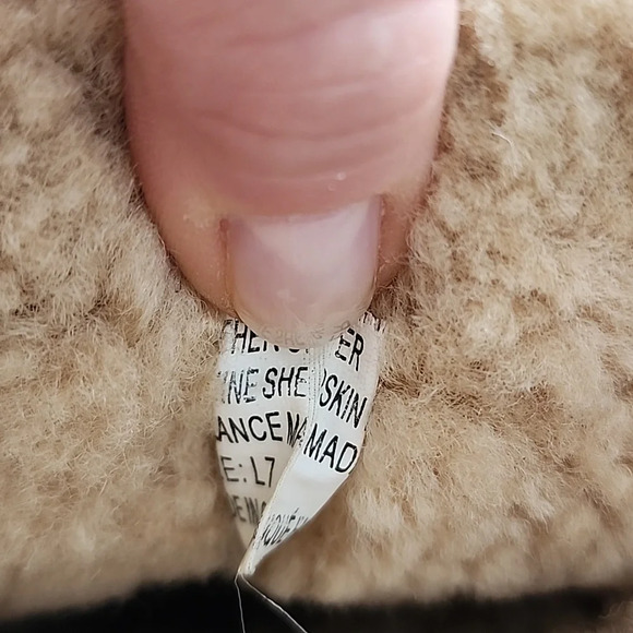 BIOTIME Genuine Shearling Sheepskin Boots Size 7 - Picture 10 of 13